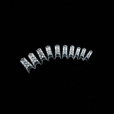 50.100.500pcs/Bag Nail Tip Nail Art Transparent Color