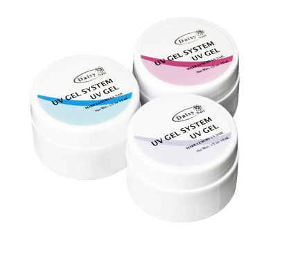فسحة/طبيعة مسمار أبيض uv هلام نظام 0.5oz بلا ينصدع
