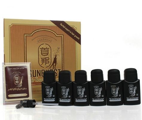 Real result sunburst hair growth 6 in1 shou bang Additional Hair Dense hair liquid